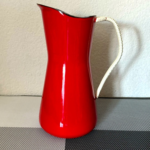 Dansk Kobenstyle Red Pitcher - Picture 1 of 6